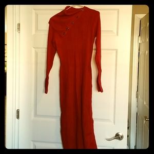 Cable knit dress